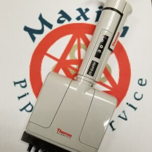 Refurbished Thermo Finnpipette™ F1-ClipTip 8-channel 30 to 300μL Grey