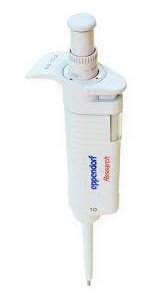 Eppendorf Research® Single Channel Pipette, adjustable, 10-100 µL