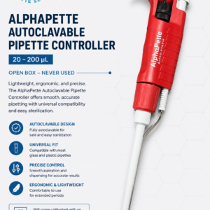AlphaPette  Autoclavable 20-200µL